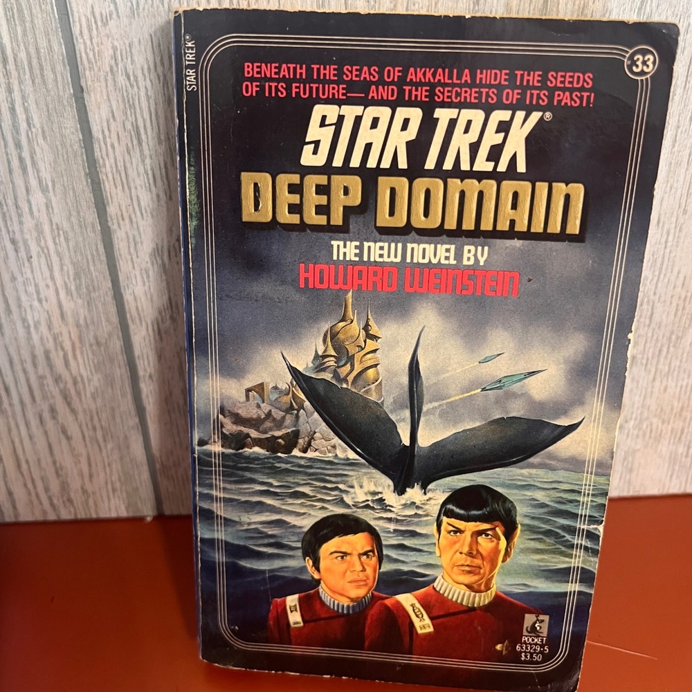 Star‎ Trek Deep Domain Howard Weinstein Paperback Book 1987 Pocket Books No 33